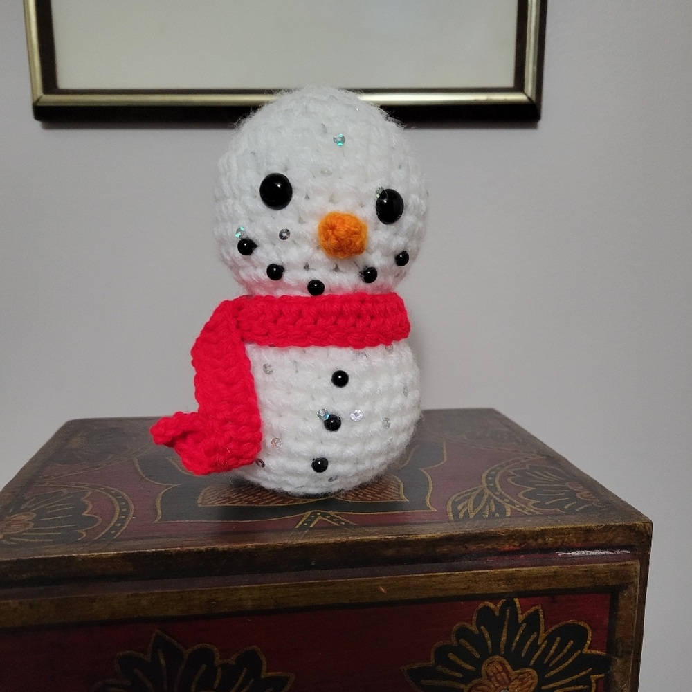 Crochet snowman